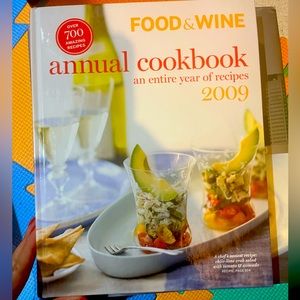 Food and wine cook book for 2009